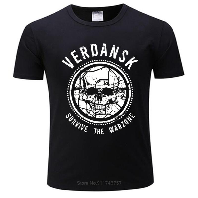 Buy Men Tshirt Summer Top Tees Teamzad Verdansk Survive The Warzone It