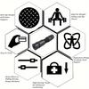 Barbell Shoulder Pads Thickened Squat Weightlifting Foam Neck Pads Lunges Hip Thrusts Powerlifting Deadlift Gym Fitness Training