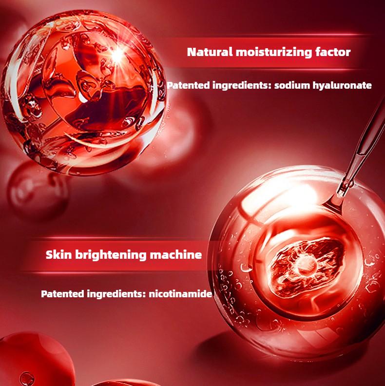 Pomegranate Polypeptide Moisturizing Luxury Bonus Gift Box Hydrating Coagulant Seven-piece Facial Treatment Set