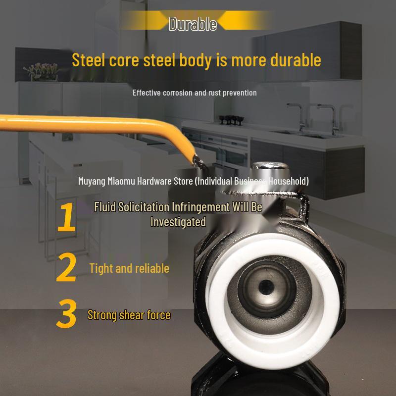 4-Point Double Union 20PPR Stainless Steel Ball Valve for Household Water Pipe Fittings