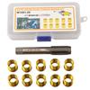 11pcs Thread Hole Repair Kit for M14x1 25 Inserts and For M16x1 25 Tap Essential Tools for Spark Thread Repair