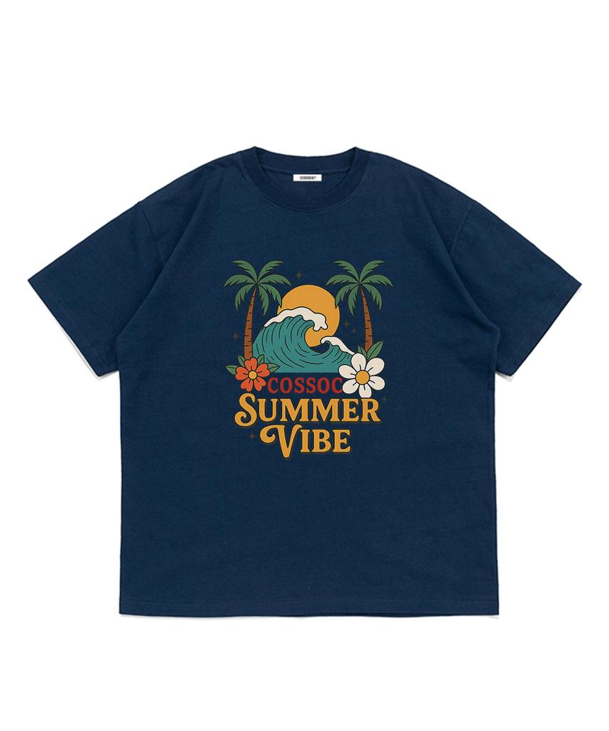 Koso Fresh Summer Short Sleeve T-Shirt (Navy)