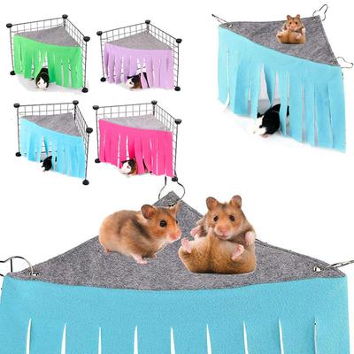 Stoffkäfig für Kleintiere Hängematte Rattennest Kaninchen Versteckzelt Hamsterhaus Meerschweinchen Versteck