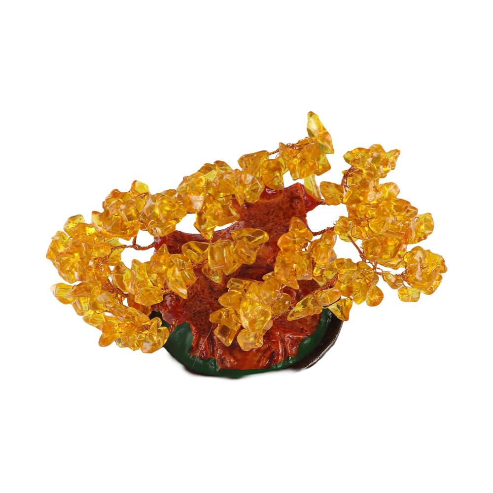 Tabletop Decor Feng Shui Tree Artificial Fortune Tree Bonsai Sculpture Lucky Money Tree  Wealth