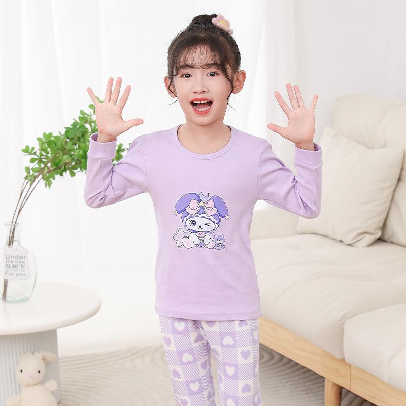 100% Cotton Children's Pajamas Astronaut Pajamas for Teens 4 6 8 12Years Winter Boys Clothes Long Sleeve Baby Girl Clothing Sets