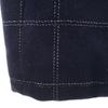 Marc by Marc Jacobs Check Pattern Wool Coat 4 Navy Women Used