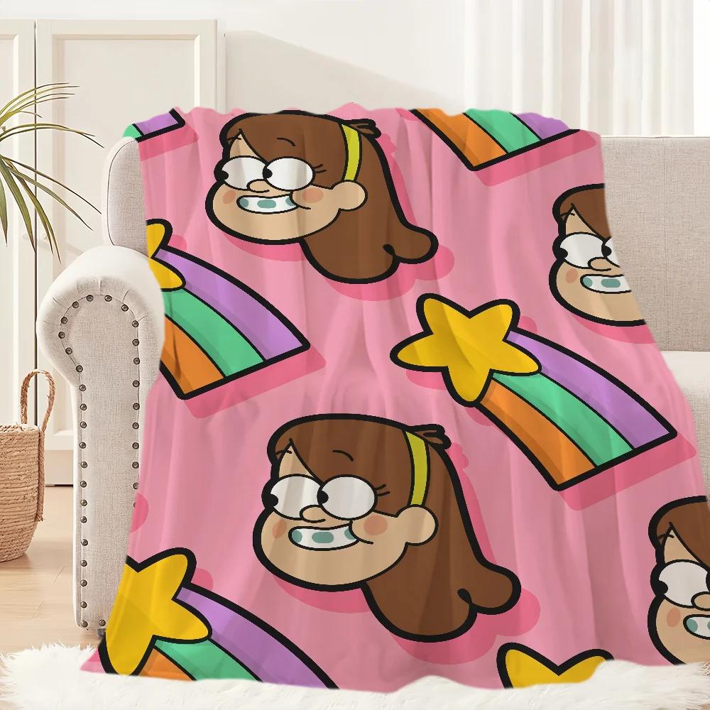 Cartoon Plush Throw Blankets for Living Room Bedroom Travel Kids Gifts Soft Warm Flannel Blanket for Home Office Sofa