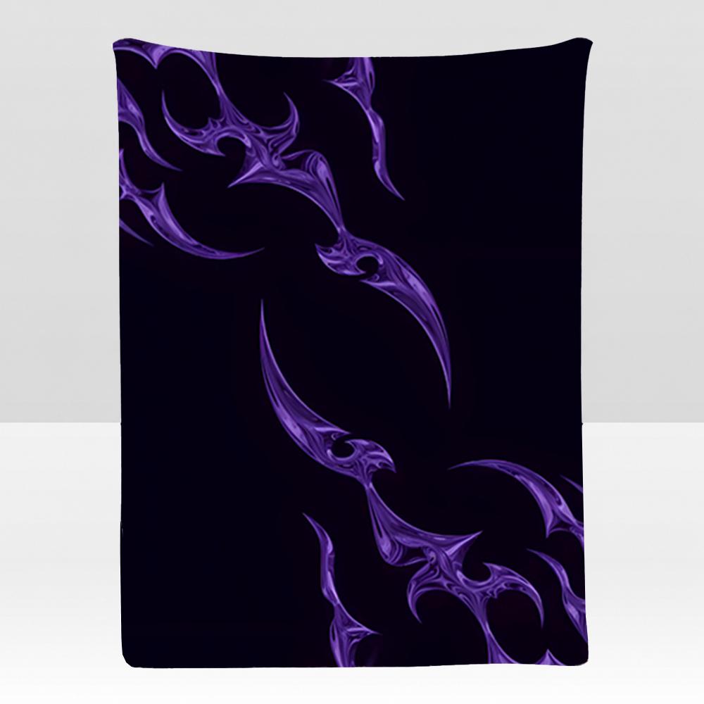 Art Design CCybersigilism Throw Soft Flannel Blanket for Bed Bedroom Sofa Picnic Throw Skinfriendly Breathable Gift Cover