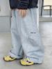 253551 Kids' Versatile Solid Color Loose Pants for Spring and Autumn