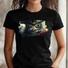 T-Shirt Frauen Piraten Eule Motiv Baumwolle Größe XS bis 3XLWird in neuem Fenster oder Tab geöffnet