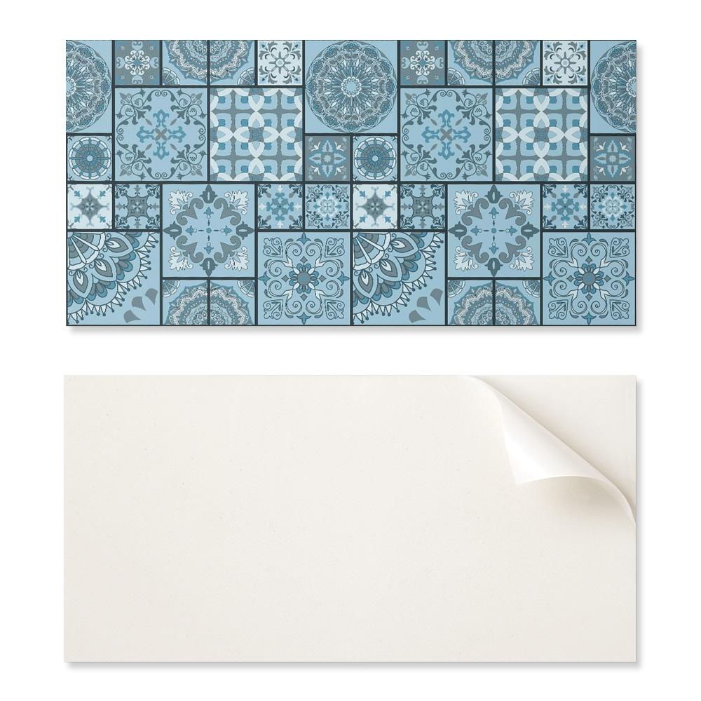 Panel Winylowy Z Dekorem Do Kuchni Lub Łazienki 120X60 Cm Wzory W Mozaice Geometrycznej
