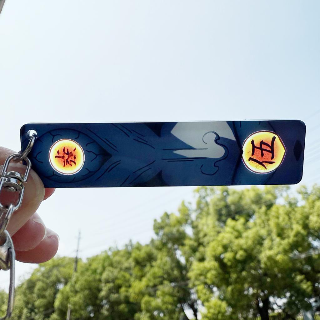 Exzentrischer Transparenter Acryl-Anhänger Dunkler Schlüsselanhänger, Kreatives Geschenk, Rucksack-Dekorationszubehör