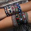 10Pcs/Lot Nepal Handmade Bracelet for Women Bohemia National Rope Charm Bracelet New Jewelry Accessories