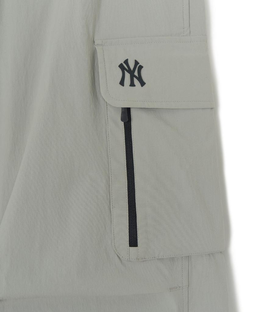 Emelbi Gorpcore Cotton Touch Parachute Cargo Wide Pants Ny (L.Grey)
