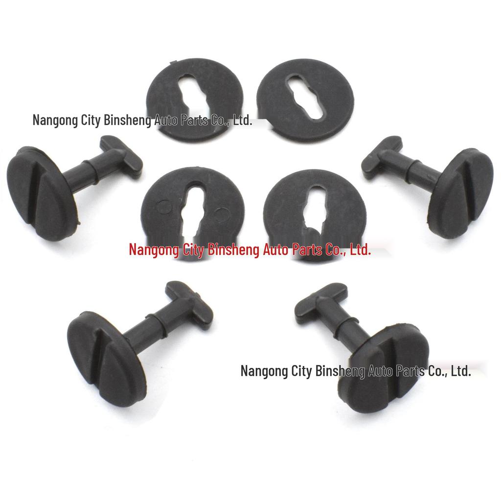 BMW E32/E36/E46 Floor Mat Fixing Clips with Rotating Hooks & Washers (82119410191)