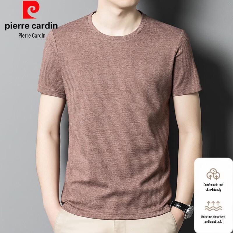 Pierre Cardin Men's 2026 Summer Thin Crew Neck T-Shirt
