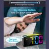 Acogedor RGB Vibration Alarm Clock for Bedroom, 100dB Loud Alarm, Dual Alarm, Dimming Function, Snooze Function, Suitable for Sleepyheads and Hearing