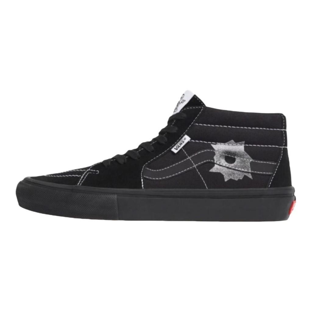 Supreme x Nate Lowman x Vans Skate Grosso Mid Black Unisex Sneakers VN0A5KS1BLK