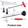 7/13/23Pc Valve Stem Tool Kit Metal Tire Installer Tool Car Puller Wheel Tire Remover T-Hook Replacement Motorcycle Accessories