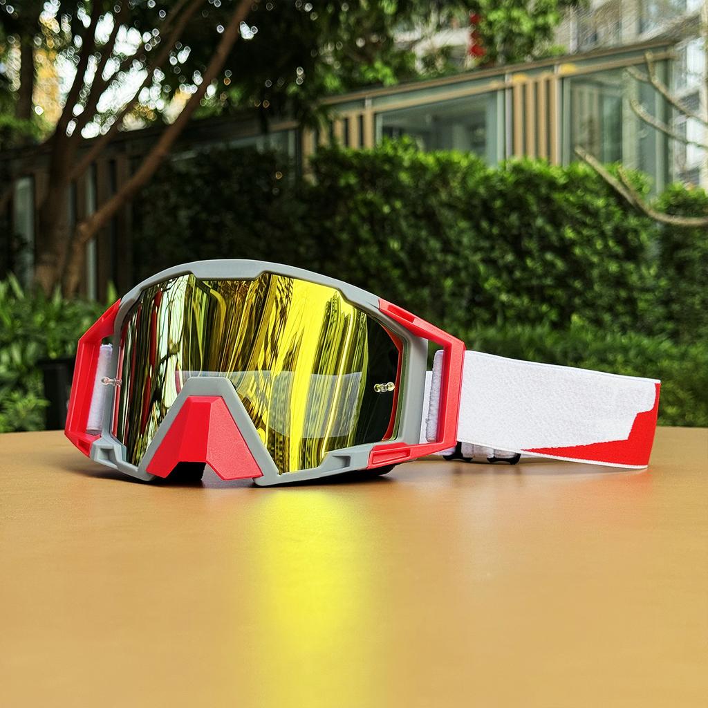 Motorcycle Goggles Men's Moto Cross Riding Windproof And Sand Resistant Detachable Off-road Helmet Glasses