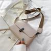 Retro Hong Kong Style Bag Women 2020 New Simple Shoulder Bag Fashion All-match Texture Messenger Female Bag Soft Leather Small Bag