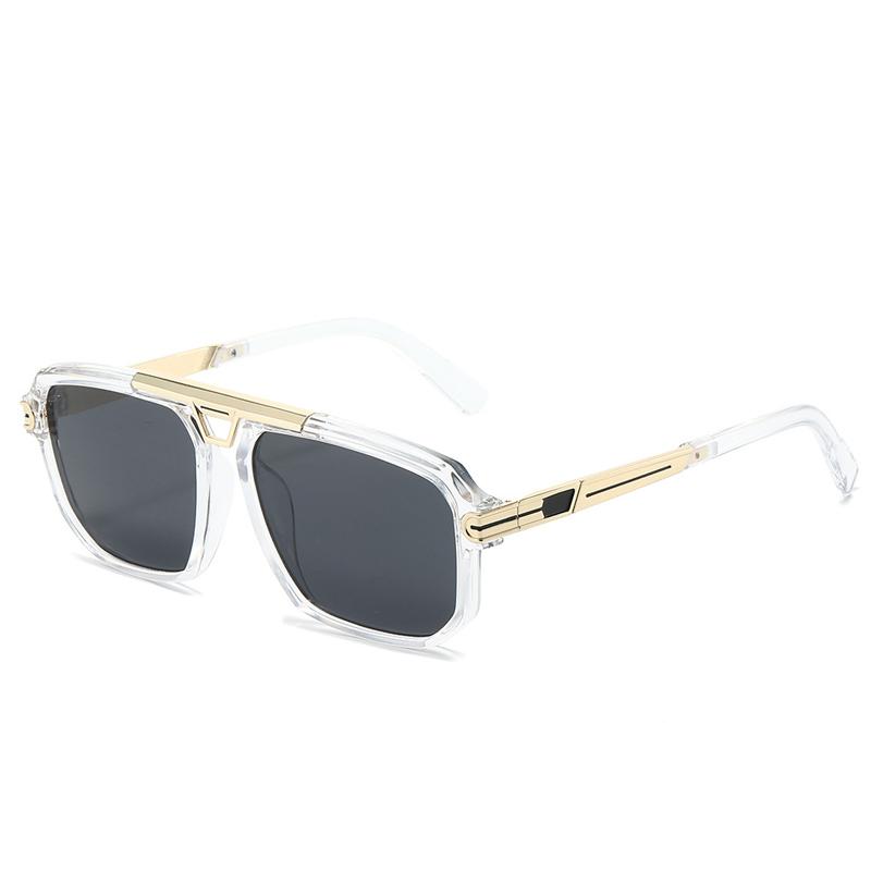 New Oversized Vintage Square Sunglasses for Women Men Fashion UV400 Classic Retro Shades Female Sun Glasses