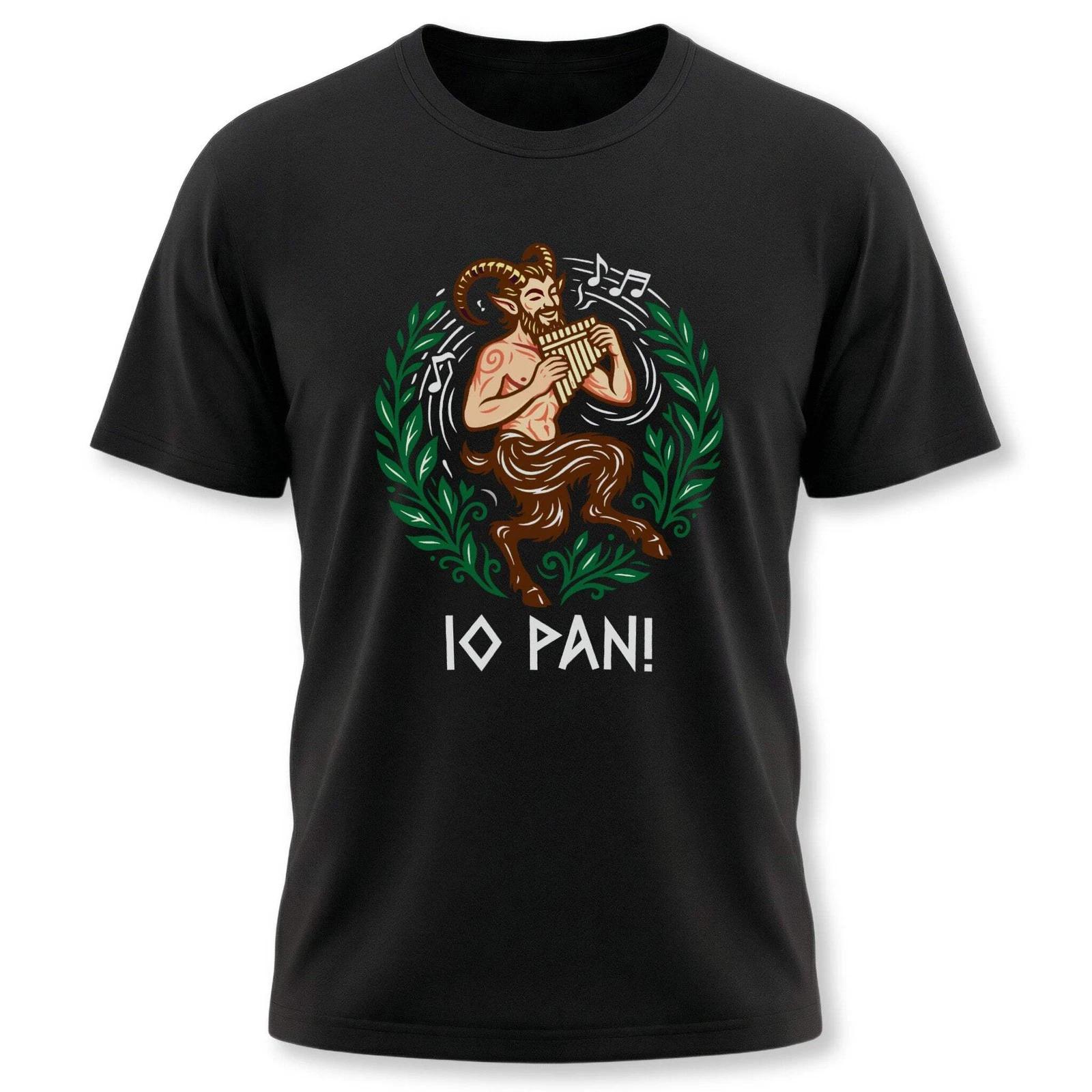 IO PAN T-Shirt | Greek God Mythology Pan Flute Satyr Pagan | Comfort Colors Tee XS