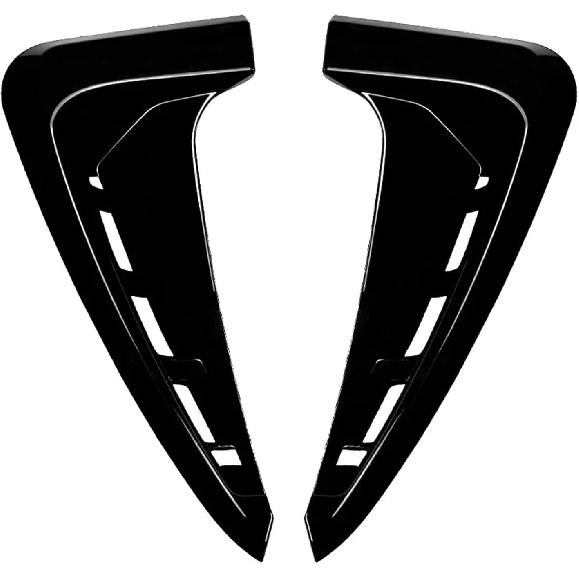 Car Bumper Spoiler Shark Gills Side Flow Fender Vent Stickers Cover Body Kits Vent Trim Compatible With BMW X5 F15 M Sport 2014-2018(Carbon Fiber)