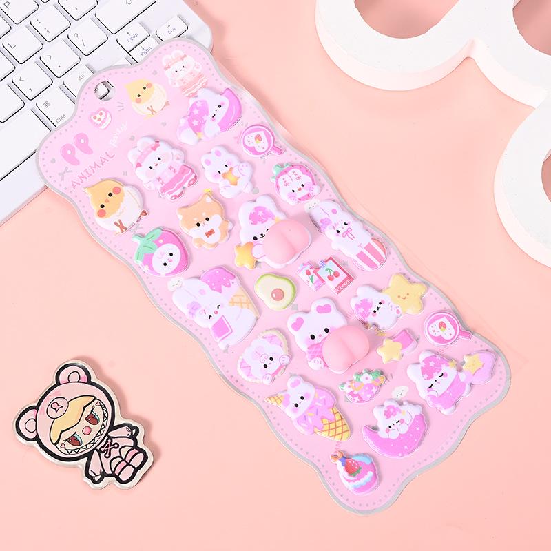 3D Peach Butt Squeeze Stickers: Cute Decompression Toy & DIY Journal Bubble Stickers In Stock