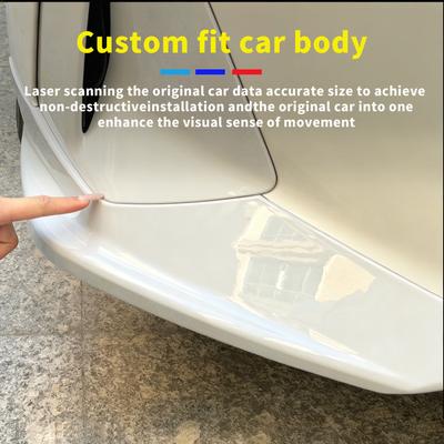 For BMW 3 5 Seriesi3 G20 G60 2025-2026 Car Front Bumper Guard Front Bumper Anti-collision Strip Front Corner Anti-scuffing Strip