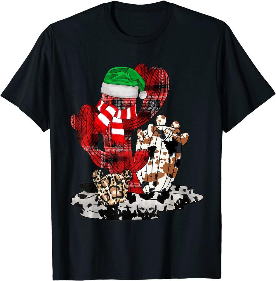 

Рождественские огни Любитель кактусов Смешная рождественская Смешная футболка Классическая футболка 3XL