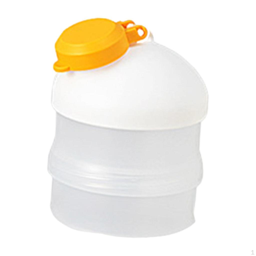 Protein Container Food Storage Clear Stackable Holder Dispenser for Pre Workout