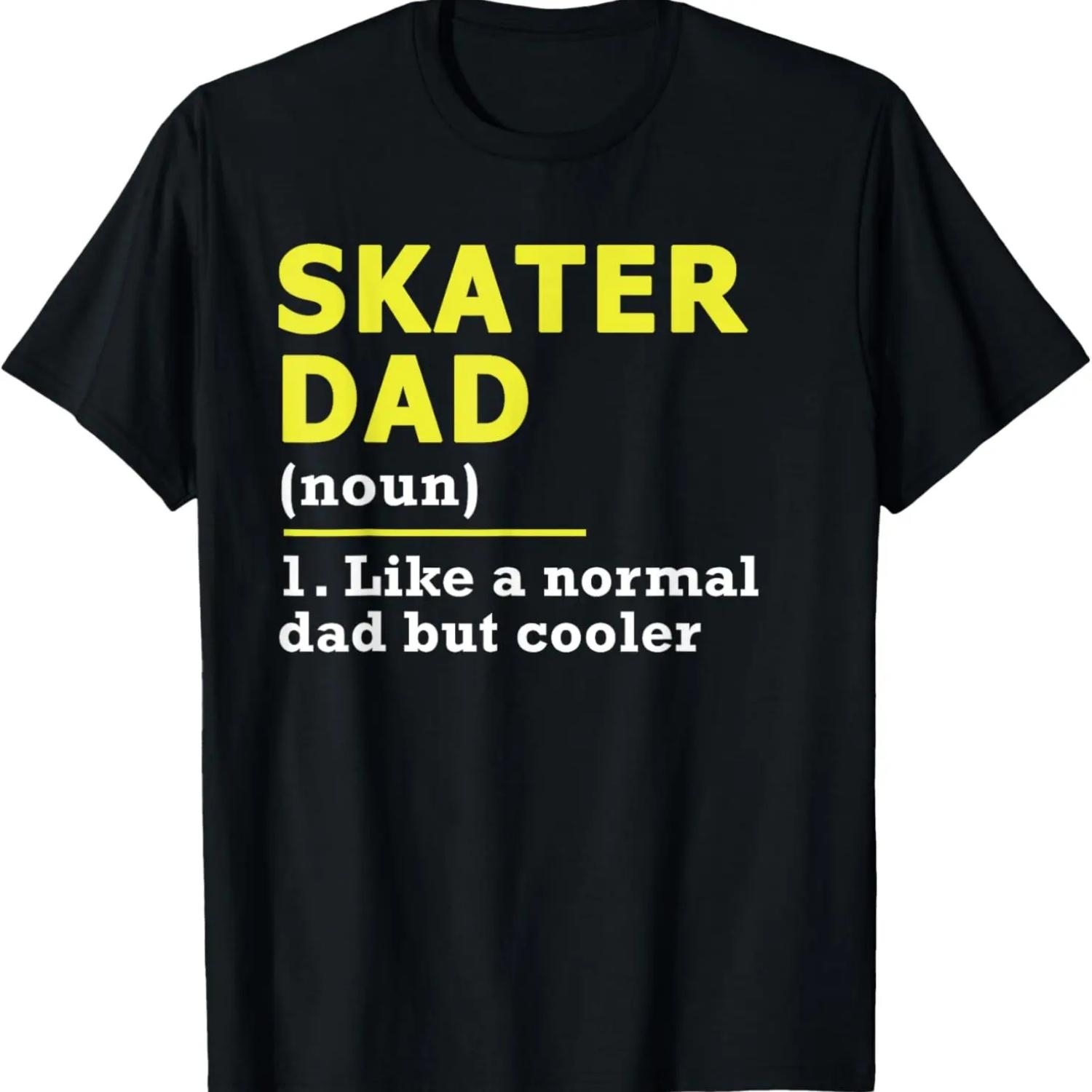 

Skater Dad Father Definition T-Shirt XXXXXL чёрный