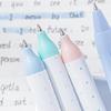 4pcs Color Sense Writing Pens Set Cream Highlighter Black Gel Ink Pen Marker Liner
