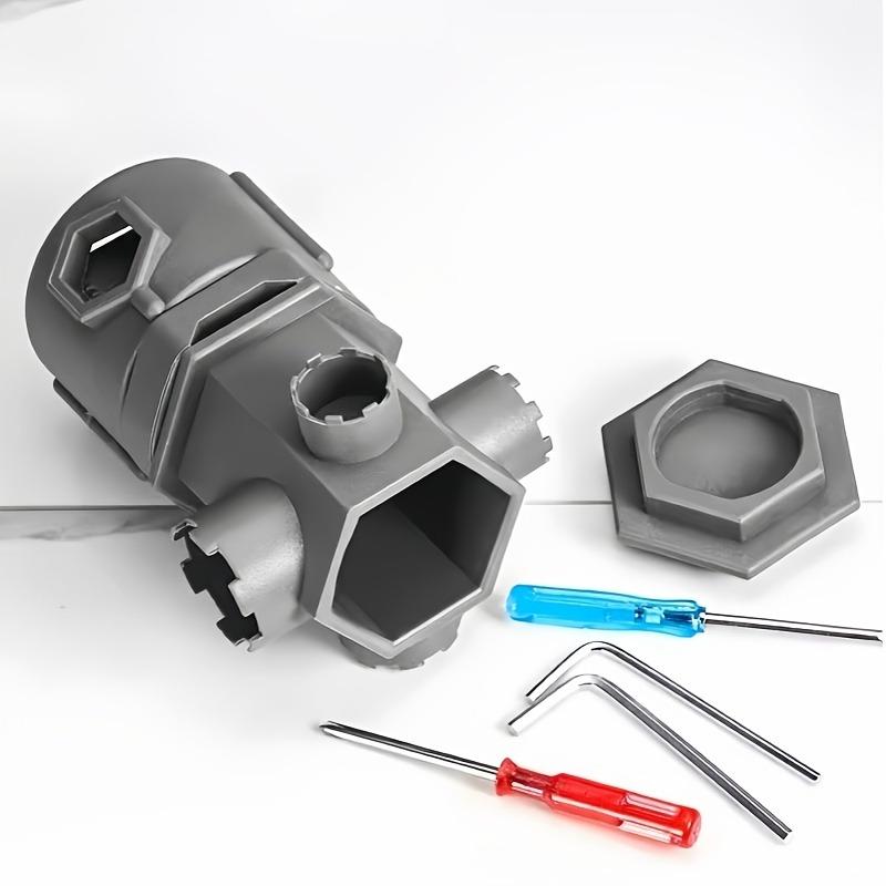 16 In 1 Wrench Tool Set for Faucet Kitchen Bathroom Multi-Purpose Maintenance Pipe Faucet Disassemble Aerator Replace Valve Core