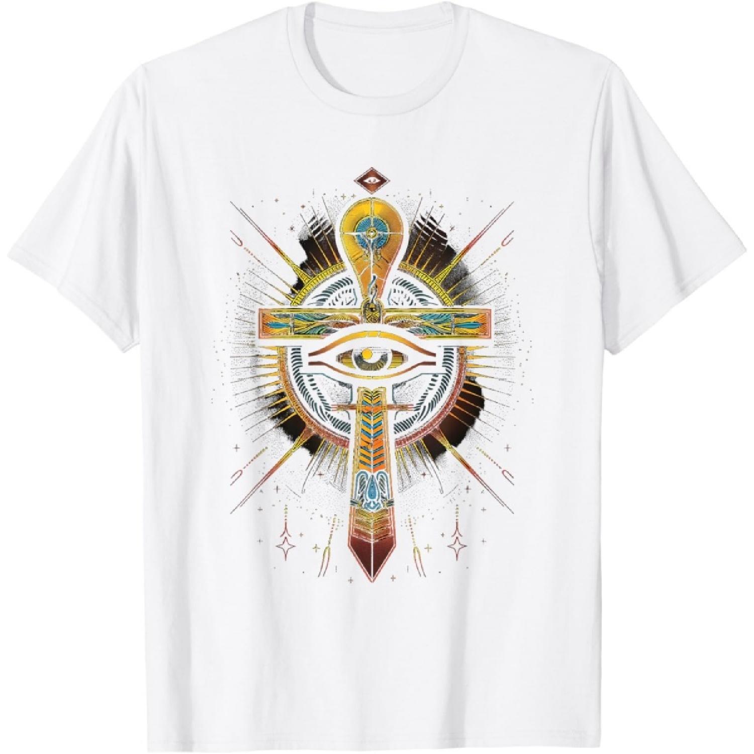 египетский глаз древний фараон сфинкс египетская футболка(26) S