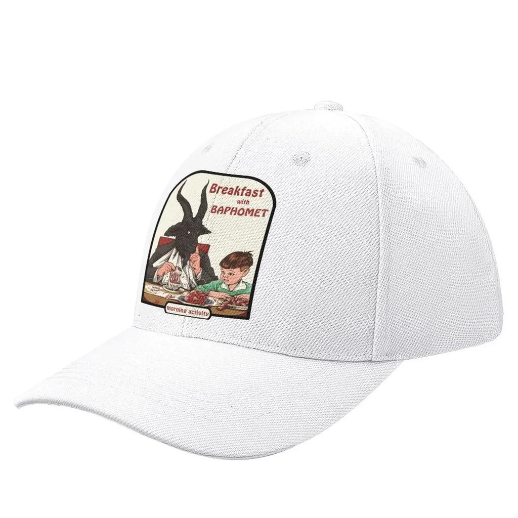SIGIL OF LUCIFER AND BAPHOMET Baseball Cap Lucifer Sigil Satan Vintage Trucker Hat Summer Unisex Skate Printed Baseball Caps