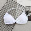 and American Hanging Neck Thin Drawstring DFY Sports Underwear Beauty Back Women Can Be Worn outside Comfortable Large Backless Breathable Fitness Bra