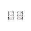 Dana Burton Victoria Shiny Trio Earrings