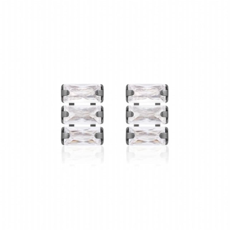 Dana Burton Victoria Shiny Trio Earrings