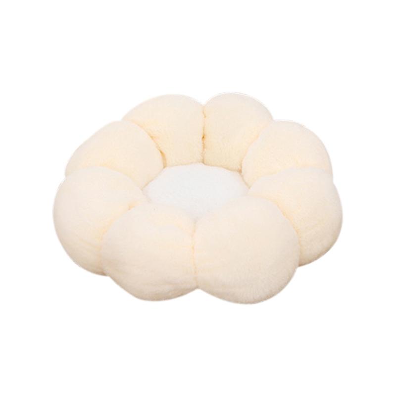 Blumenform Hundenest Klein Mittel Hundenest Kissen Welpe Katze Matte Weich Warm Haustier Hunde Katzen Schlafnest Kissen Universelle Haustierbedarf