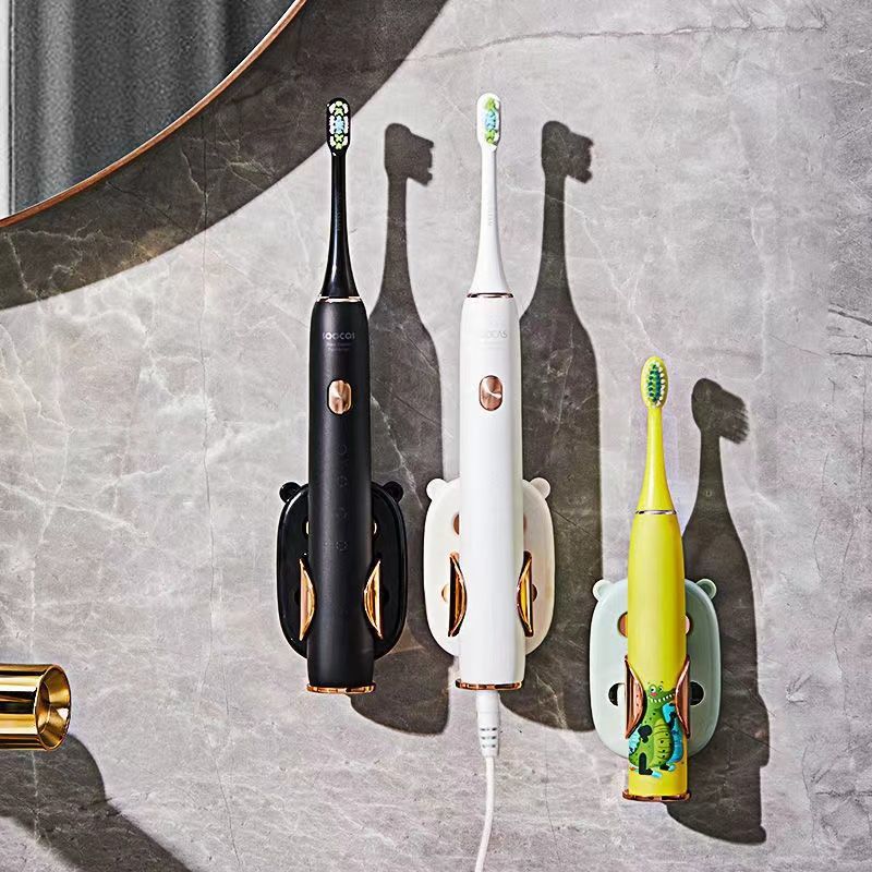 Electric Toothbrush Rack Punch Free Rack Toilet Wall Hanging Adhesive Toothbrush Wall Absorbing Storage Rack Brush Holder