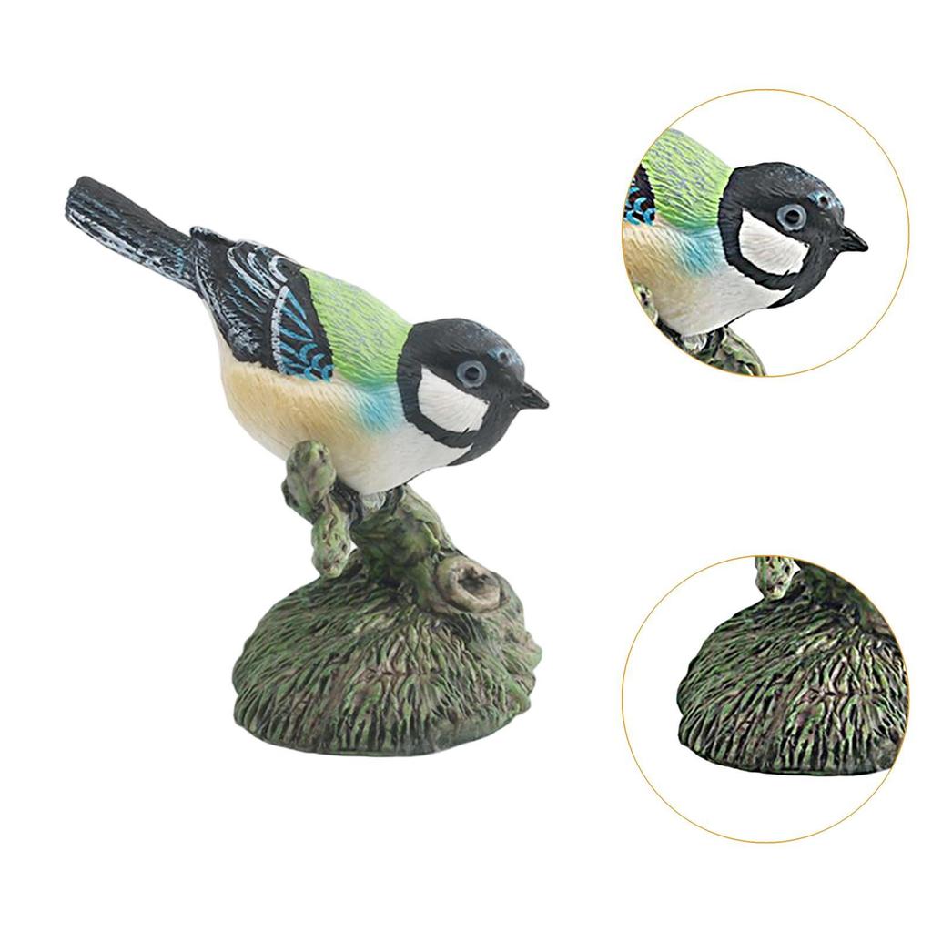 Simulationsvogelfiguren Simulierte Sammlerornamente Miniaturvögel Dekor