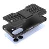 For Xiaomi Redmi 13C 4G/Poco C65 4G Case with Kickstand Tyre Pattern PC+TPU Shockproof Phone Cover
