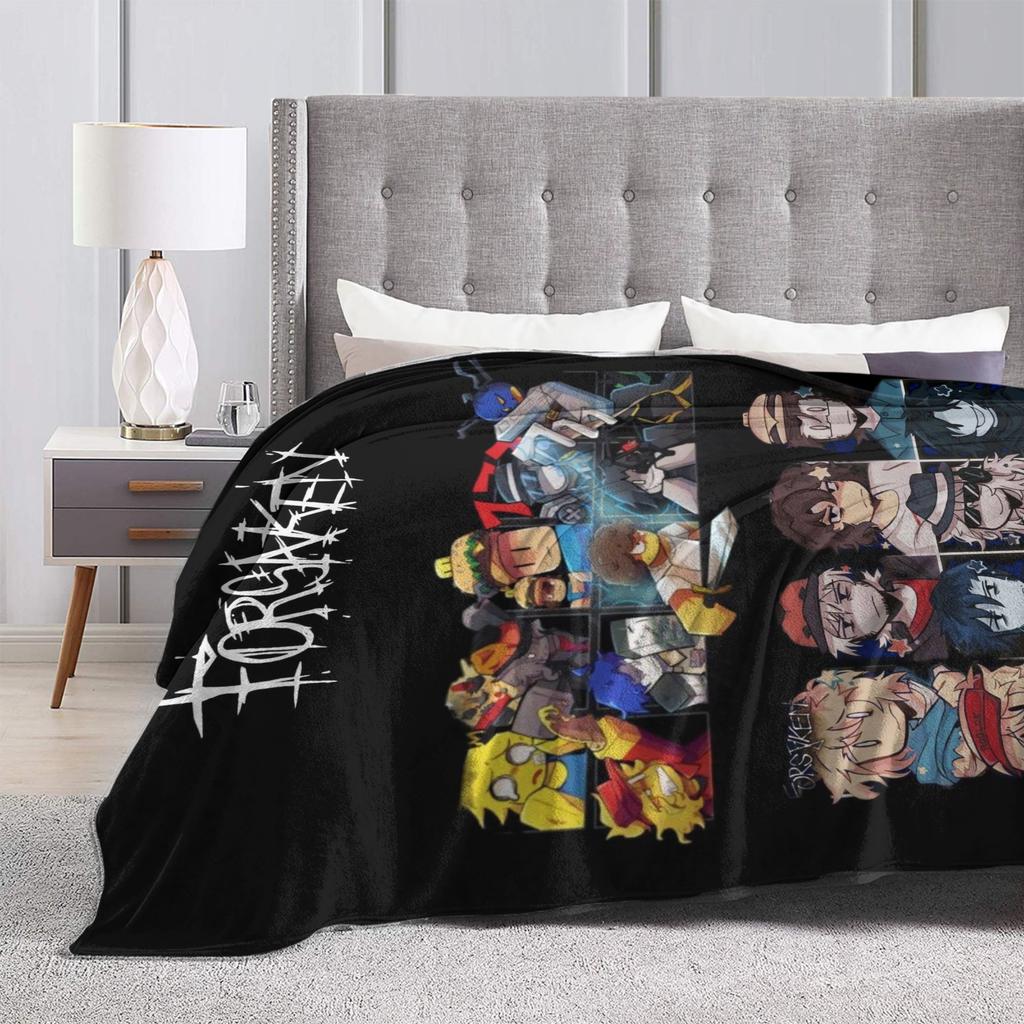 Forsaken Character Flannel Blanket Spring  Soft Warm Throw Blanket For Children Couch Chair Funny Bedspread Sofa Bed Cover