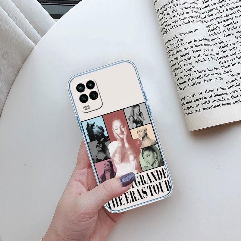 A-Ariana G-Grande Transparent Phone Case for Motorola Moto Edge Plus G200 G23 E13 E15 E20 E30 G62 G71 G72 G75 G24 G15 Power