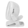 Clip-Ventilator ABS 720 Grad 3 Geschwindigkeiten Geräuschlos USB Batteriebetrieben Mini-Ventilator für Schreibtisch Büro