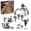 LEGO Star Wars Clone Troopers and Battle Droids Battle Pack Toy - Birthday Present - Building Blocks - Boys and Girls - Ages 7, 8, 9 - Elementary Scho