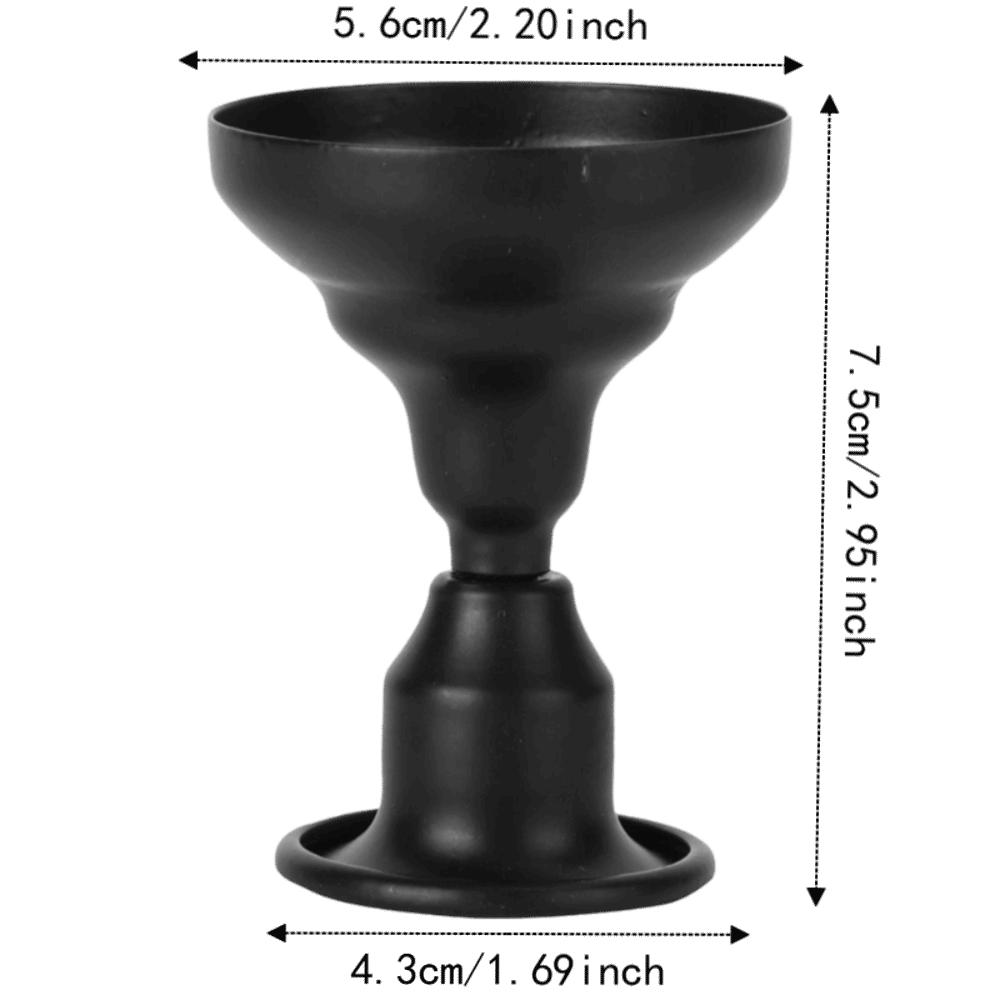 Iron Candle Holder Black Metal Candle Stand Candlestick Holders Candlestick Holder Dining Table