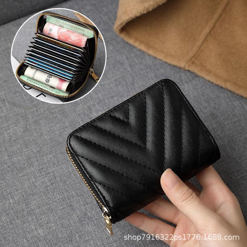 Womens Premium PU Card Holder Wallet With Multiple Slots Lightweight RFID-Blocking Organizer Daily Use